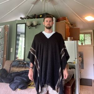 Nepalese Al Paca Wool Poncho